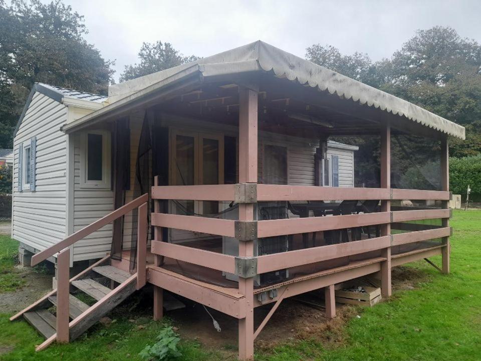 Mobilhome Lac De Guerledan Caurel  ภายนอก รูปภาพ